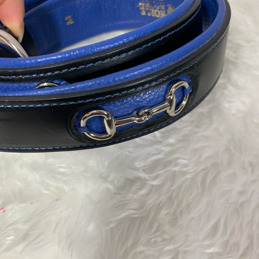 Noble Outfitters On The Bit Belt Royal Blue/ Blk/ Silver. SZ MEDIUM EC. - Picture 7 of 8